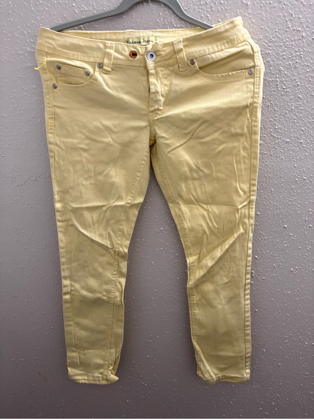 Highway Jeans Women’s Yellow Skinny Jeans – Size 7